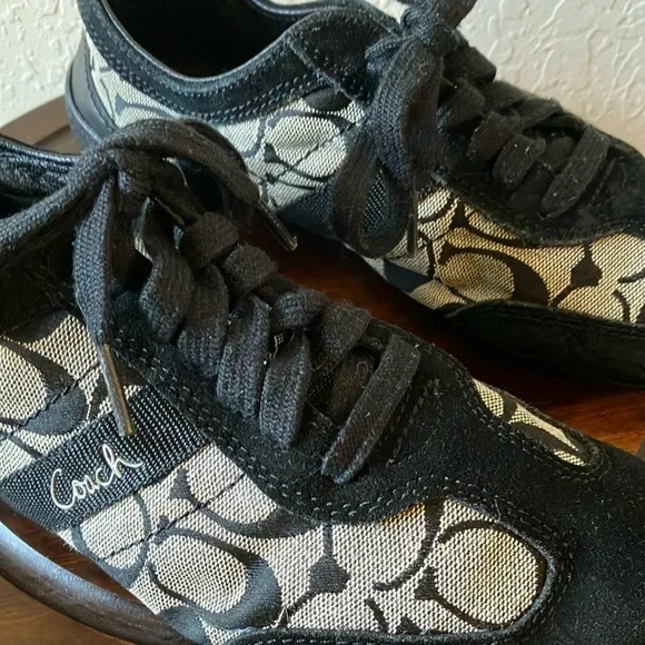 Coach: Black & Gray Baylee (A1474) Sneakers- 8 - Picture 14 of 16